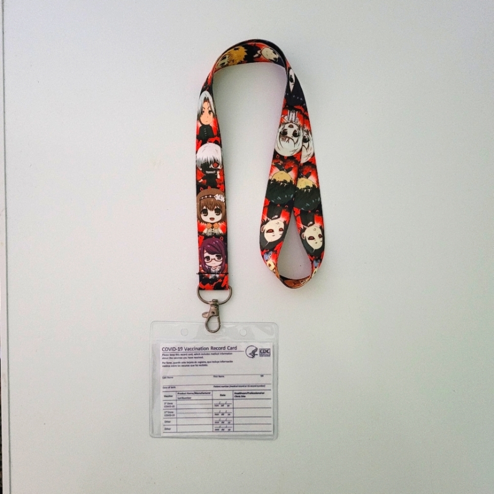 Anime Tokyo Ghoul Lanyard & Vaccine Card Holder B